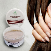 KERATIN CREAMY HAIR MASK - With Goodness Of Caffeine - Organicbloom.pk